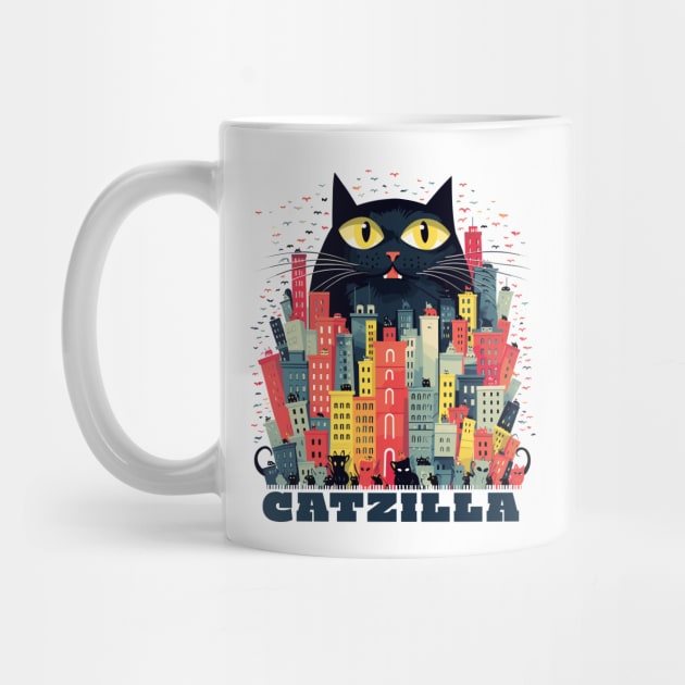 Catzilla by aphian